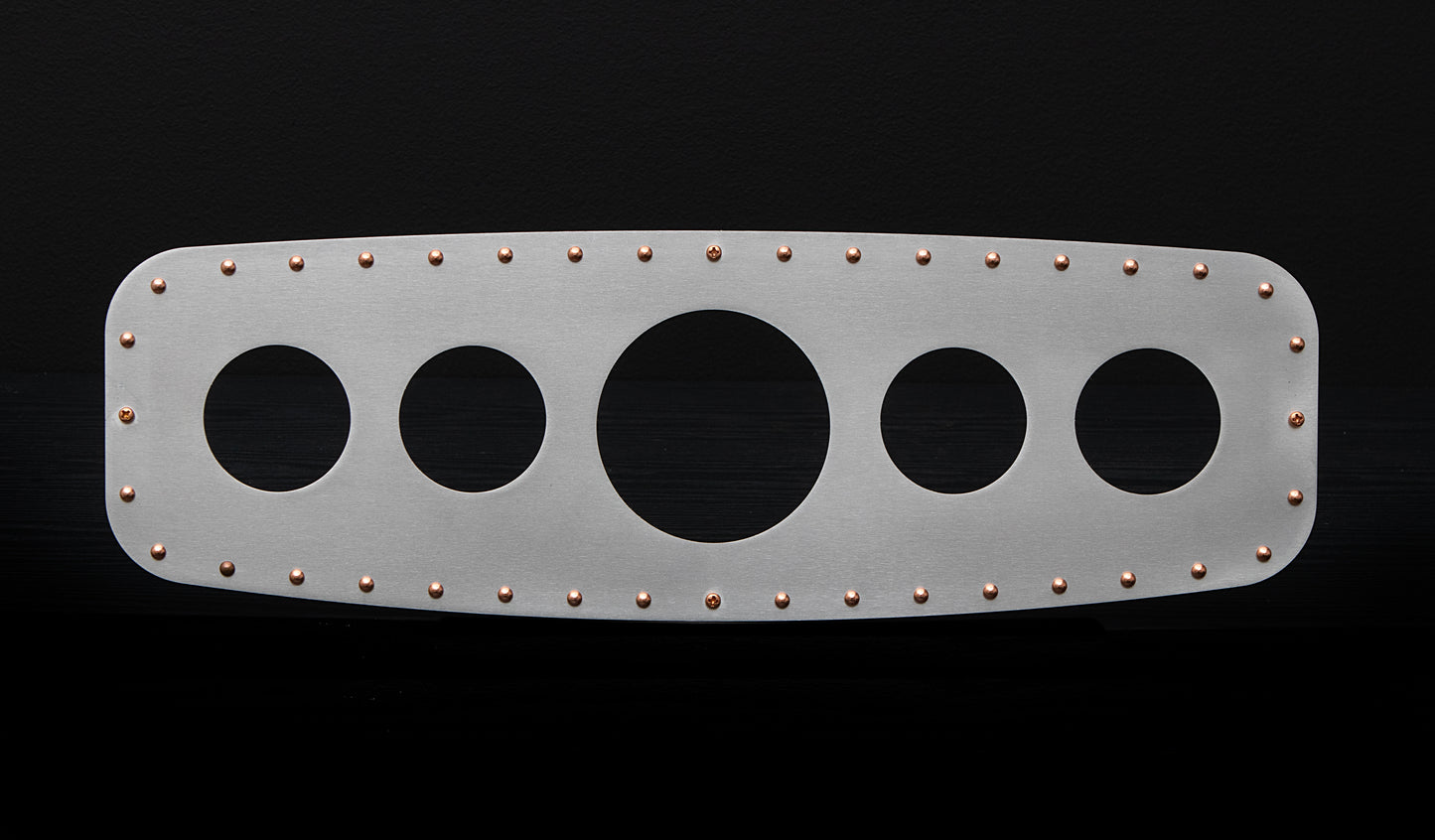 Aviation 5 Gauge Dash Insert + Copper Rivets