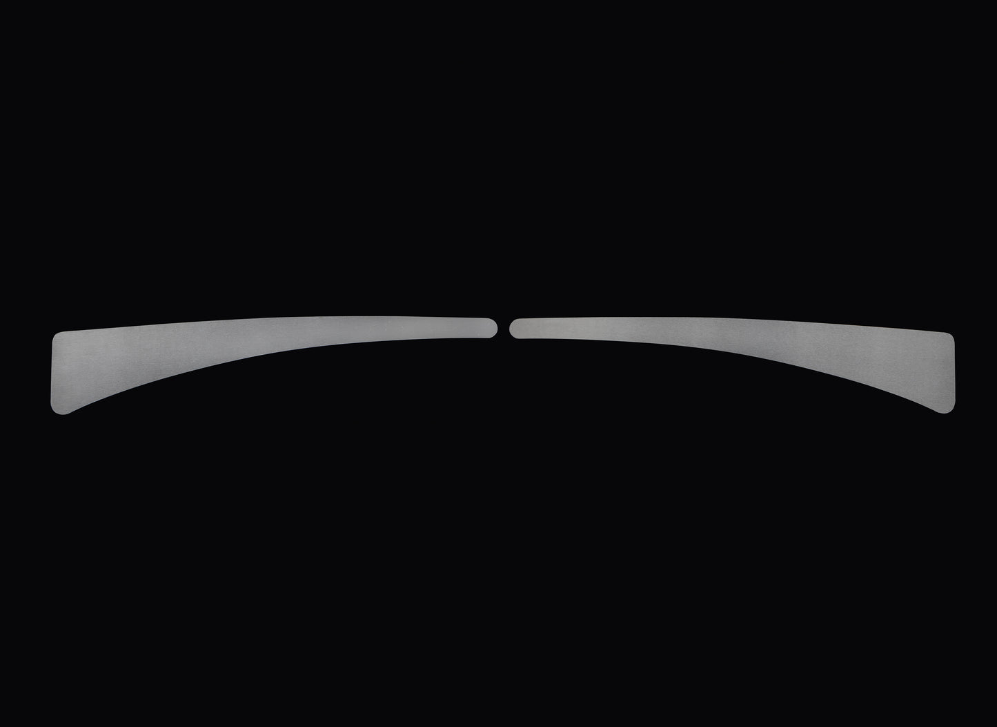 1930-1931 Ford Model A Aluminum Dash Rail Inlays - No Rivets