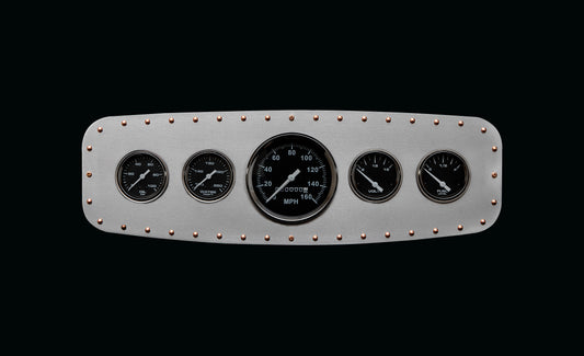 Aviation 5 Gauge Dash Insert + Copper Rivets