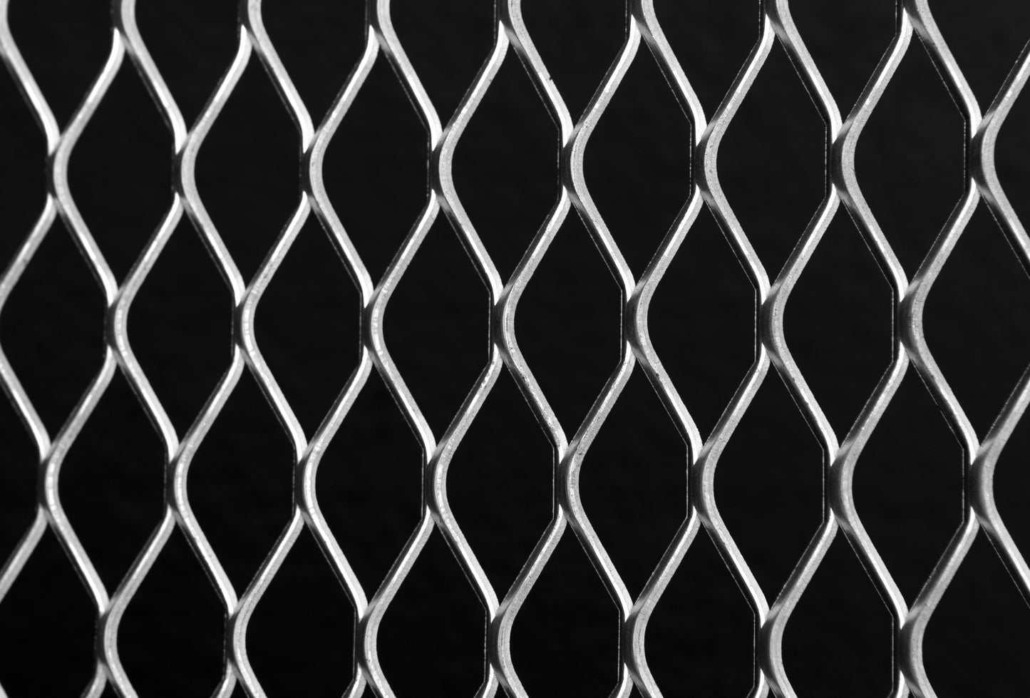 1928-1929 Ford Model A Aluminum Grille Insert - Diamond Mesh